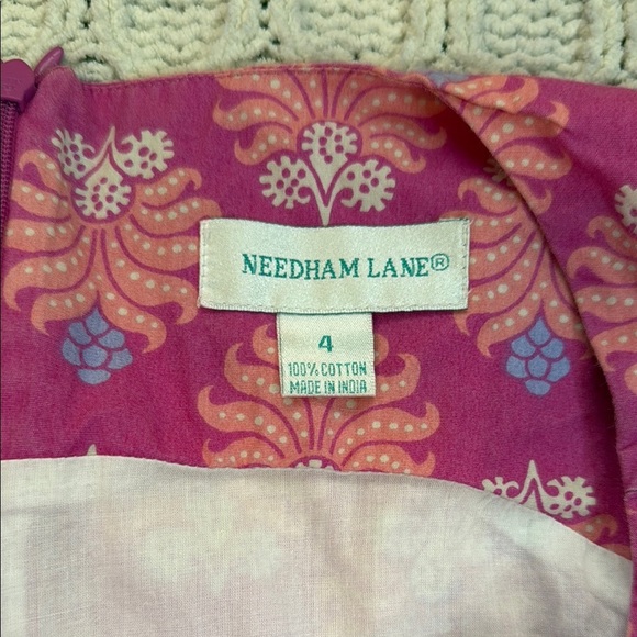 Needham Lane Pink Floral Sleeveless Dress size 4 - Picture 2 of 8